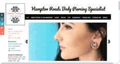 Desktop Screenshot of finderskeepersbodypiercing.com